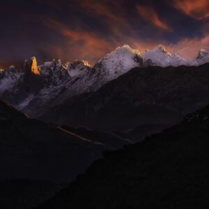 Cuadro Picos de Europa en Metacrilato